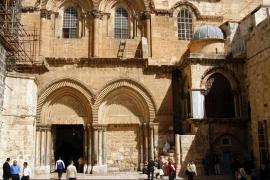 Entrata del Santo Sepolcro a Gerusalemme