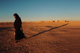 Una donna saharawi