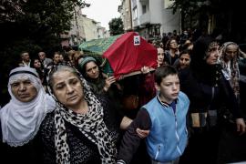 I funerali di alcune delle vittime della strage di Ankara
