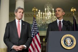 John Kerry e Barack Obama