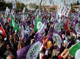 Sostenitori del partito HDP 