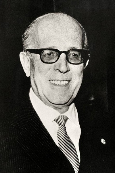 Il senatore Giovanni Falck