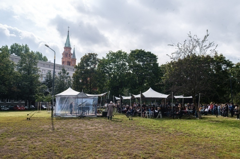 Un'immagine del Giardino dei Giusti di Varsavia 