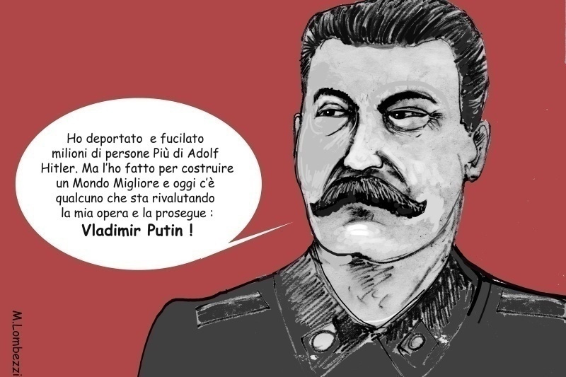 Guerra in Ucraina: i baffi di Stalin e le gambe di Putin [articolo]