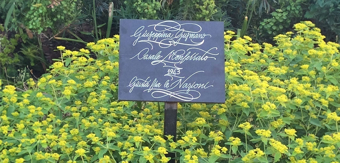 la targa per Giuseppina Gusmano 