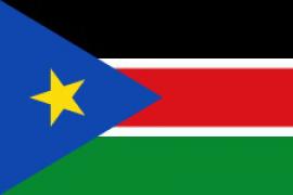 Bandiera del Sud Sudan (fonte Wikicommons, immagine di pubblico dominio)