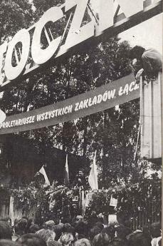 Cantieri Navali di Danzica durante nel proteste del 1980