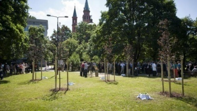 Inaugurazione Giardino de Giusti di Varsavia