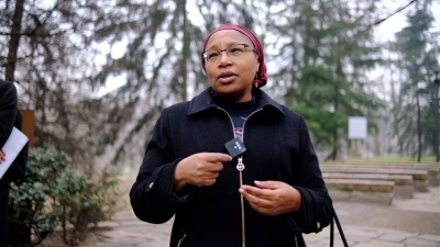 Alice Wairimu Nderitu al Giardino dei Giusti di Milano