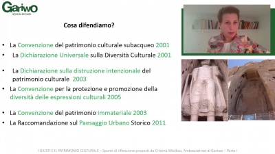 Cristina Miedico - I Giusti e il patrimonio culturale
