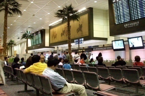 Barricato in aeroporto a Taiwan