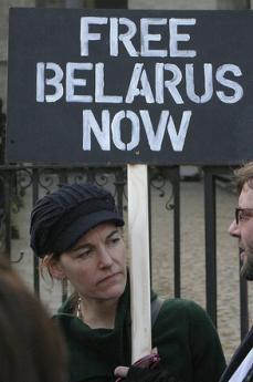 Una protesta per la Bielorussia (Foto di englishpen) 