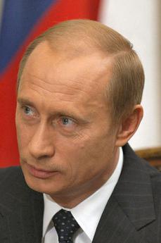 Il Presidente russo Vladimir Putin (foto Wikicommons, utente Presidential Press and Information Office)