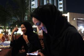 Donne saudite (foto di Giornalettismo)