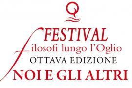 Il logo del festival "Filosofi lungo l'Oglio"