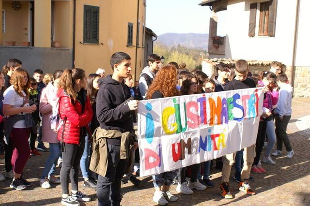 Gli studenti delle superiori di San Sebastiano