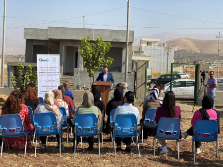 Inaugurazione del Giardino dei Giusti ad Halabja