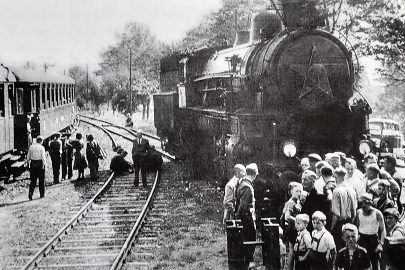 Il treno 3717 che venne dirottato in Germania Ovest superando la Cortina di Ferro.
